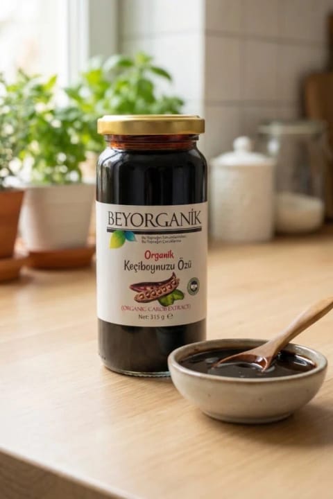 BEYORGANİK عصاره ارگانیک خرنوب 315ml (دارای آنالیز سموم و فلزات سنگین)