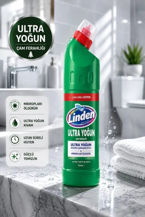 Linden Ultra مایع سفیدکننده کاج 750 میلیلیتر