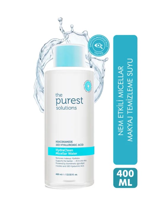 محلول پاکسازی آرایش میسلار واتر آبرسان The Purest Solutions، 400 میلی‌لیتر
