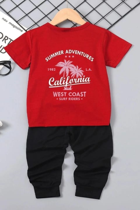 ست ورزشی بچگانه uyguntarz مدل California چاپی