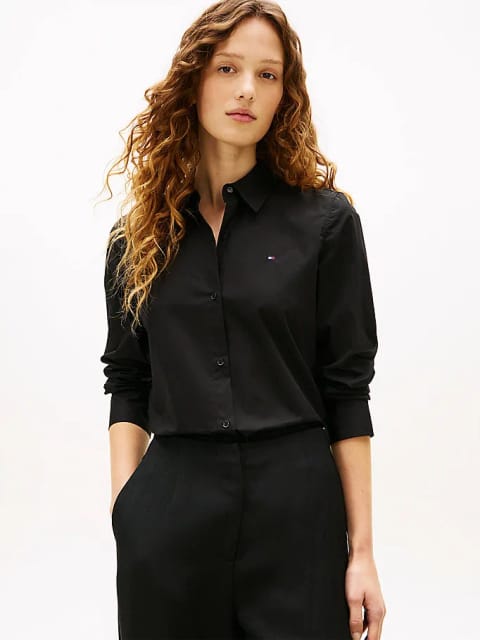 Tommy Hilfiger بلوز Poplin زنانه Essential