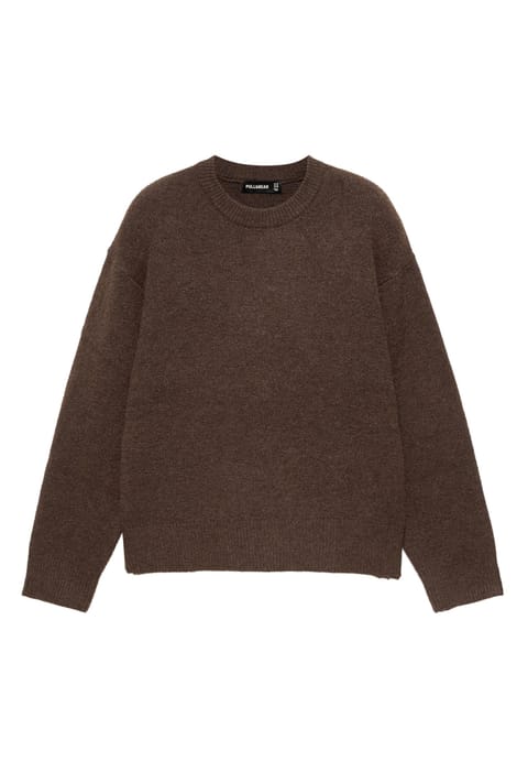 پلیور یقه گرد بیسیک Pull&Bear