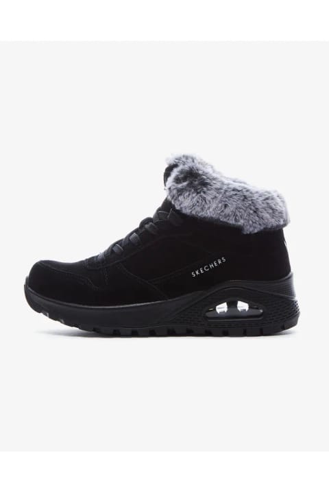 SKECHERS Uno Rugged زنانه چکمه برفی مشکی 167433 Blk