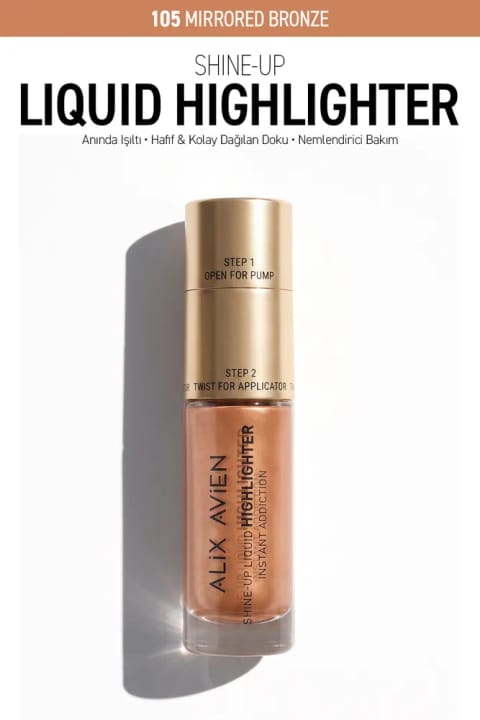 Alix Avien Liquid Highlighter درخشان و مرطوبکننده