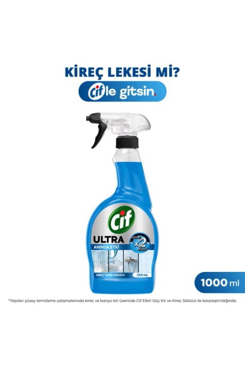 Cif Ultra اسپری جرمگیر و رسوبزدا 1000 میلیلیتر