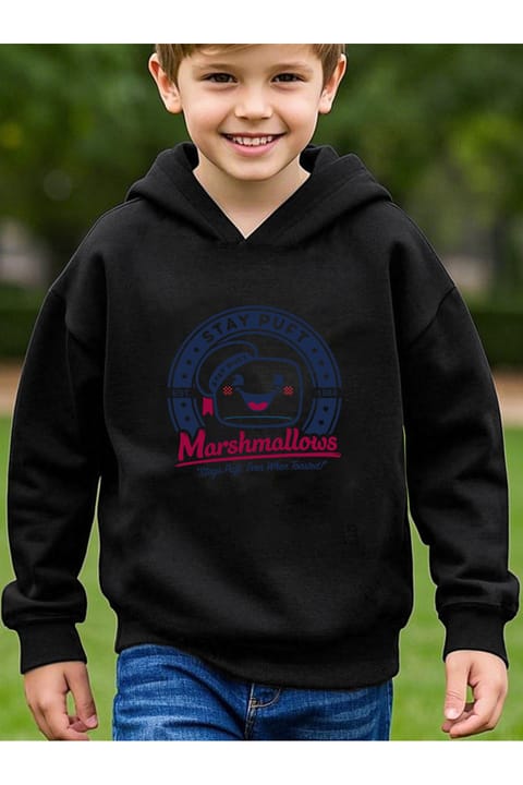 سویشرت اورسایز کودک uyguntarz با طرح Marshmallows بامزه