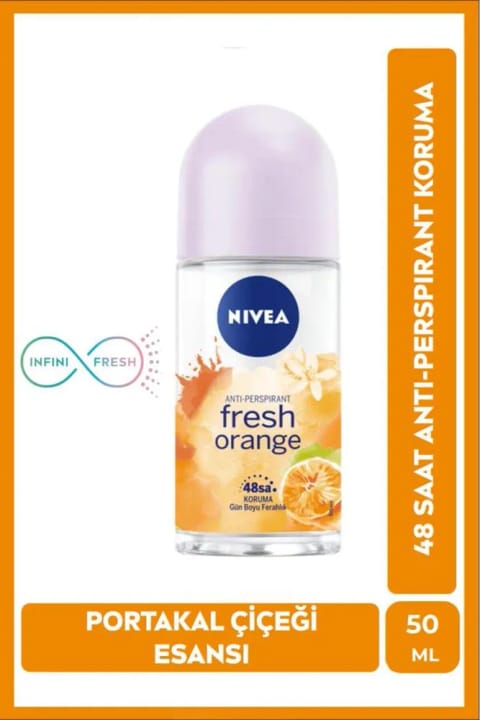 NIVEA با رایحه پرتقال، القاکننده حس طراوت بی‌پایان، ضد تعریق روزانه