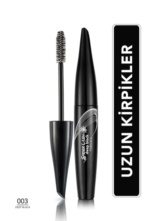 Flormar اسپایدر لش ماسکارا حجم دهنده (مشکی) - 001 Deep Black