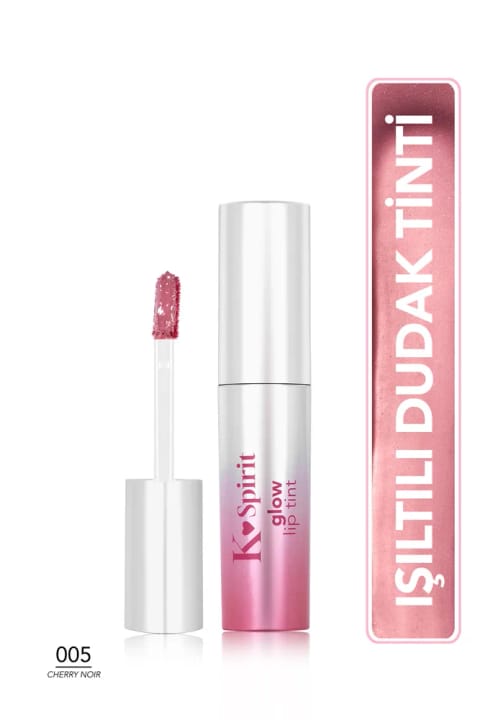Flormar K-Spirit مرطوبکننده و براق با ظاهر مرطوب تینت لب — 005 Cherry Noir