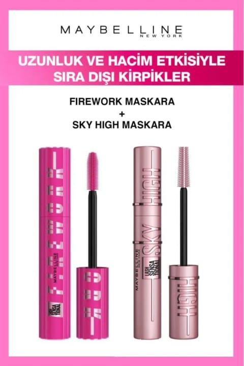Maybelline New York Firework-Sky High ماسکارای طول و حجم بینهایت