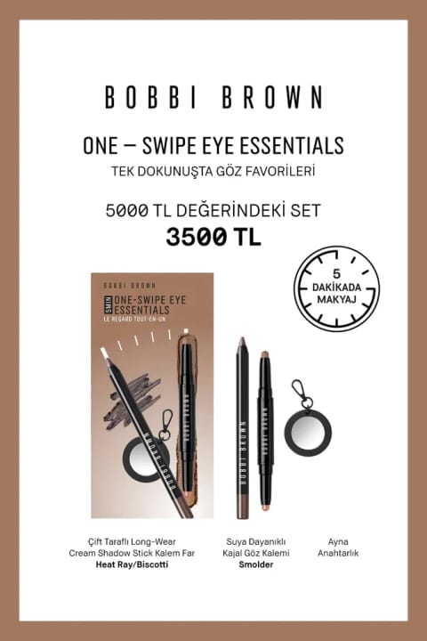 ست آرایش چشم دو عددی BOBBI BROWN One-Swipe Eye Essentials