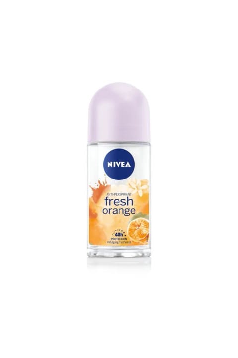 NIVEA دئودورانت رولی زنانه Fresh Orange با محافظت ضد تعریق ۴۸ ساعته