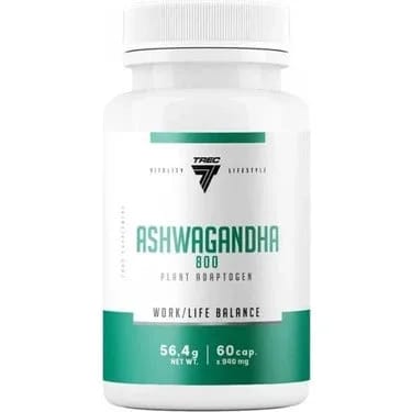 TREC NUTRITION آشواگاندا ۸۰۰ Plant Adaptogen ۶۰ کپسول