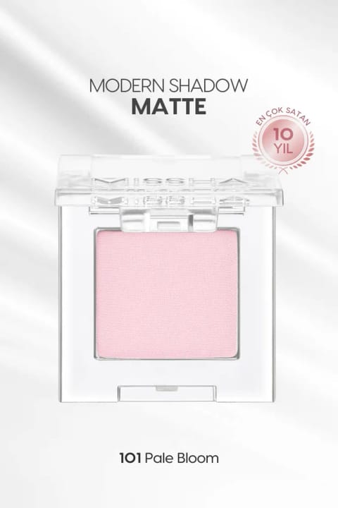 Missha سایه چشم تکی مات با بافت نرم و بدون پودرپاشی Modern Shadow Matt — 101 Pale Bloom
