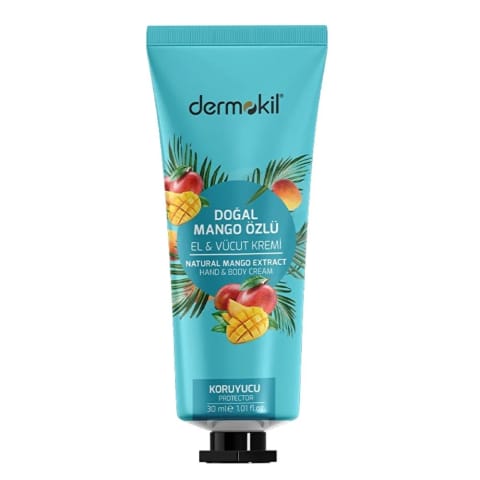 Dermokil کرم دست طبیعی با عصاره انبه ۳۰ میلی‌لیتر