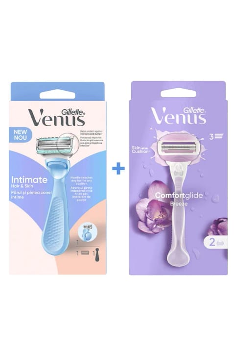 Gillette Venus ست ژیلت Comfortglide Breeze و ریشتراش ناحیهٔ بیکینی