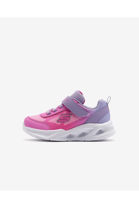 SKECHERS Sola Glow - Ombre Deluxe کفش اسپرت دختر بچه کوچک اسطوخودوسی چراغدار