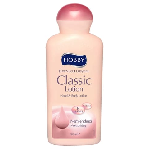Hobby Classic لوسیون مرطوبکننده دست و بدن ۳۰۰ میلیلیتر