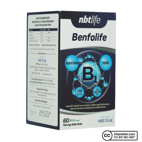 Nbt Life Methyllife Benfolife Vitamin B1 60 کپسول