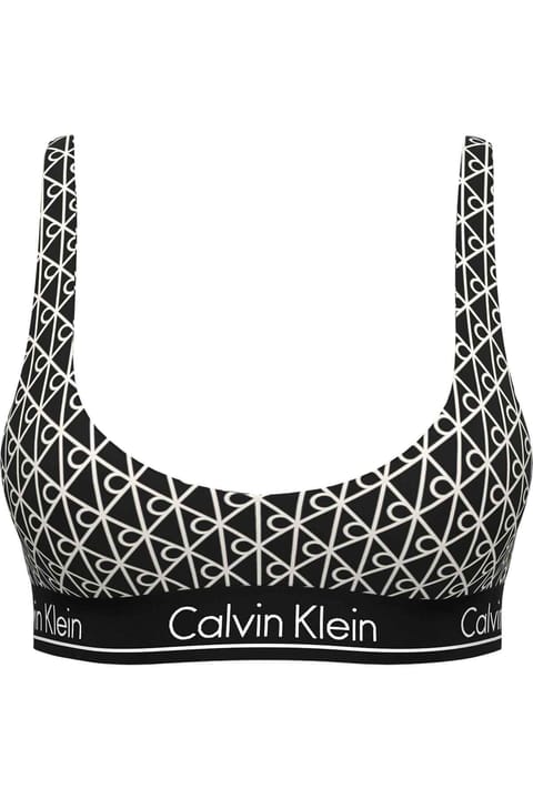 مایو دوتکه Calvin Klein زنانه مشکی-سفید