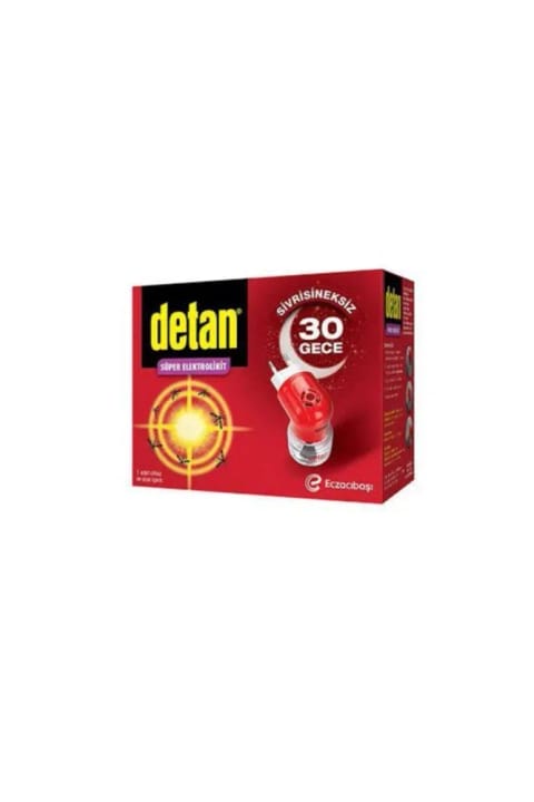 Detan Super Electro Liquid Mosquito-Free 30 Nights 1 Device and Bottle