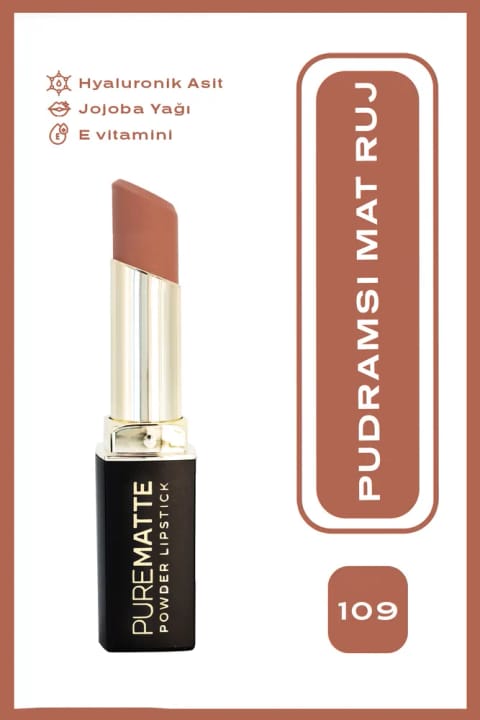 Golden Rose رژ لب پودری مات خالص شماره ۱۰۹