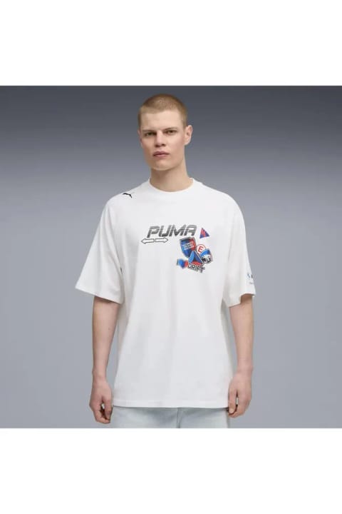 تیشرت مردانه Puma BMW MMS STICKER TEE سفید