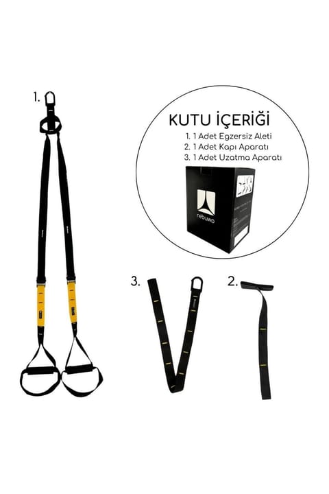 ست تمرینی Rebuwo Suspension Trainer Cross Training PRO
