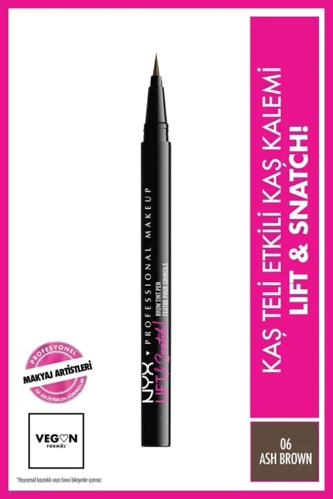 NYX Professional Makeup Lift & Snatch! قلم ابرو Ash Brown - مداد ابرو