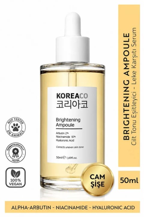 آمپول روشن‌کننده ضدلک و یکنواخت‌کننده رنگ پوست KOREACO