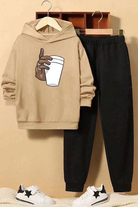 ست سویشرت و شلوار بچگانه Tupac Coffee uyguntarz