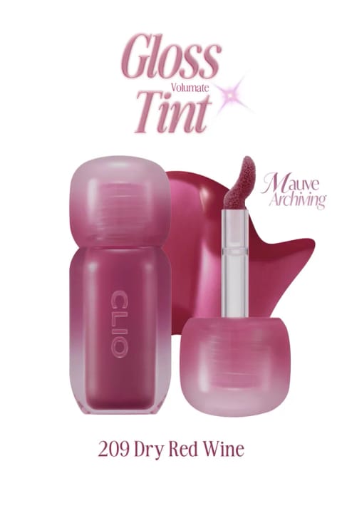 CLIO Volumate Gloss رژ لب براق افزایش حجم دهنده 209 Dry Red Wine