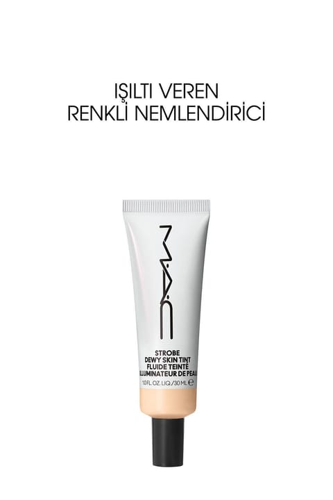 مرطوبکننده رنگی درخشان M.A.C Strobe Dewy حاوی Hyaluronic Acid — Light