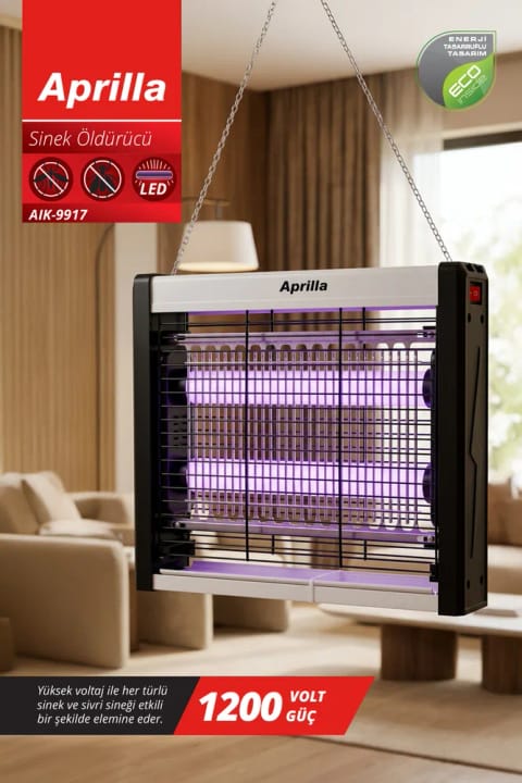 Aprilla AIK-9917 حشره‌کش | 20W نور LED UV و بدون مواد شیمیایی و ...