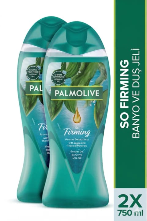 Palmolive Aroma Sensations So Firm Bath & Shower Gel with Seaweed Extract 2x7...