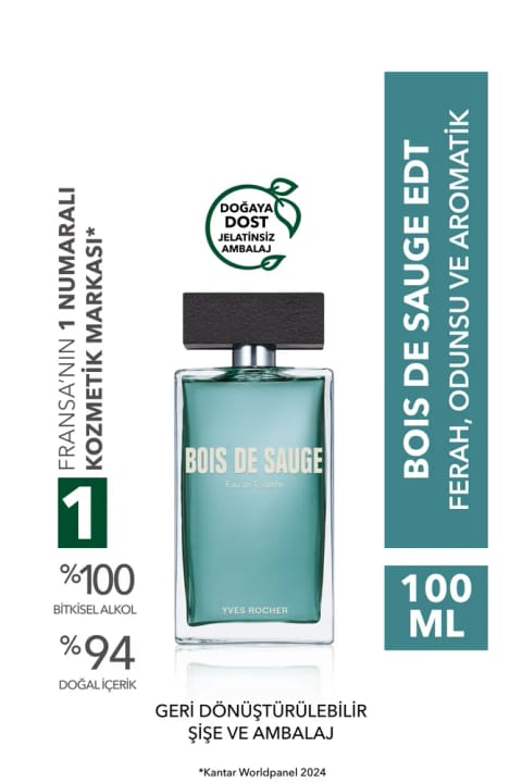 Yves Rocher Bois de Sauge ادکلن مردانه 100ml