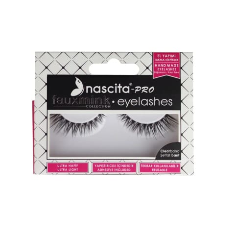 مژه مصنوعی Nascita Pro Faux با ظاهر طبیعی NASEYE000089
