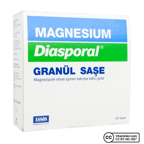 Assos Magnesium Diasporal گرانول ۲۰ ساشه