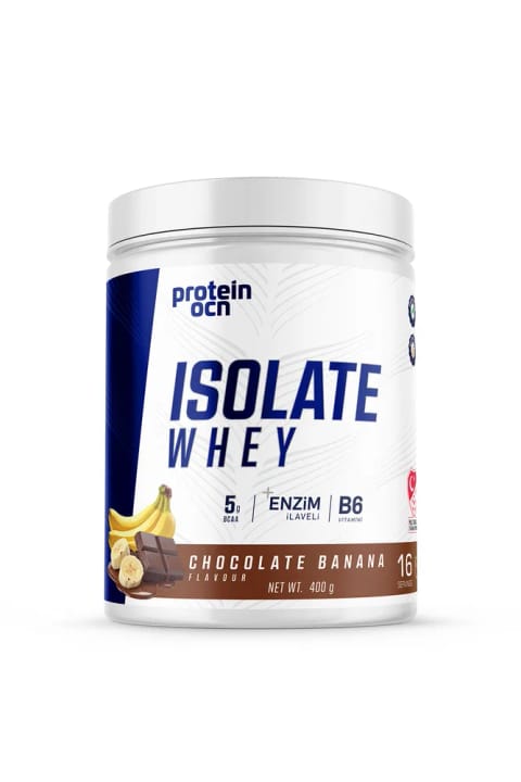 پروتئین Whey Isolate شکلات و موز Proteinocean - 400 گرم - 16 سروینگ