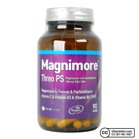 Magnimore Threo PS منیزیم و فسفاتیدیل‌سرین ۹۰ کپسول