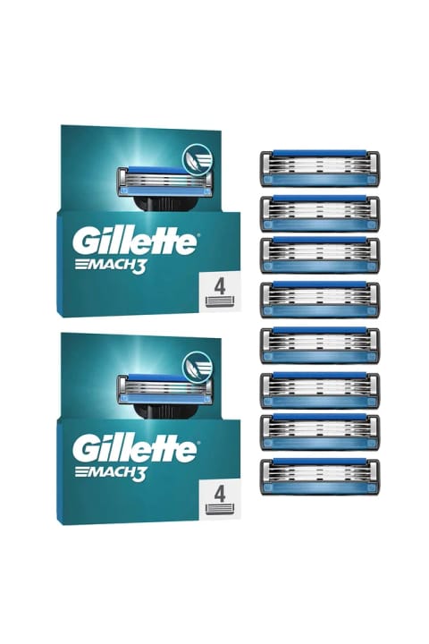 Gillette Mach3 تیغ یدکی ماشین اصلاح برای آقایان، ۳ تیغه یدکی