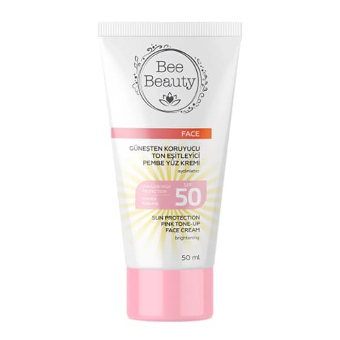 بی بیوتی کرم ضدآفتاب و تون یکنواخت‌کننده رز SPF50 حجم ۵۰ میلی‌لیتر