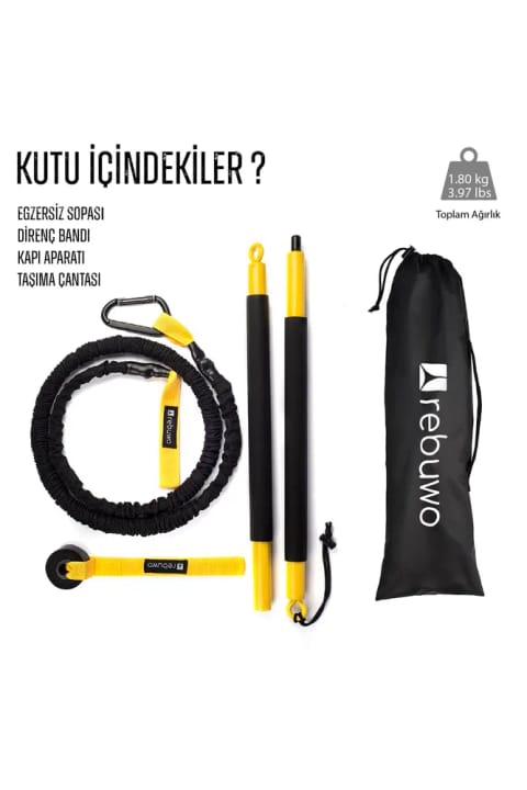Rebuwo میله تمرین بدنسازی Fitness Stick