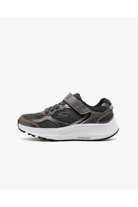 SKECHERS GO RUN CONSISTENT 2.0-LEVEL-PACE کفش اسپرت طوسی پسر بچه بزرگ
