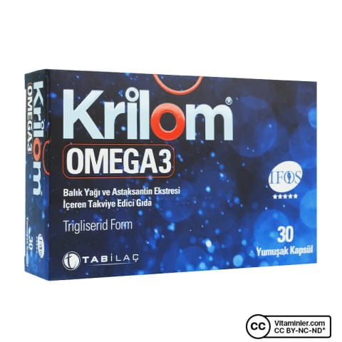 Krilom Omega 3 Astaksantin 30 Kapsül