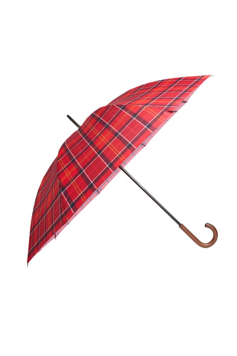 چتر دستهبلند Barbour Tartan مدل TN94 Cardinal Tartan