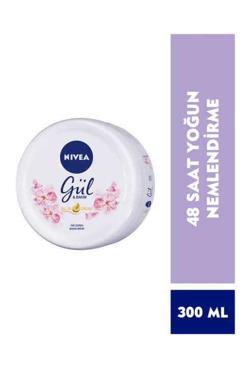 NIVEA کرم رز و مراقبت با روغن 300ml
