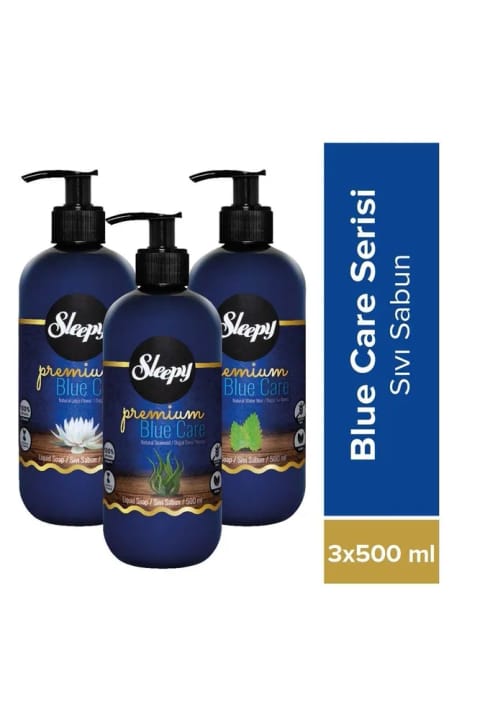 Sleepy Premium Blue Care سری صابون مایع 3×500 میلی‌لیتر