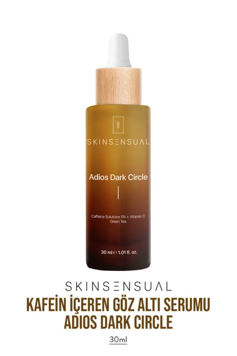 سرم دور چشم Skin Sensual Adios ضد تیرگی (حاوی ۵٪ Caffeine Solutions + Vitamin C) برای روشنکنندگی دور چشم