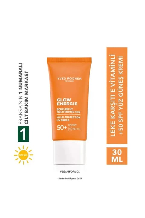 Yves Rocher ضد لک صورت SPF 50+ - ویتامین E